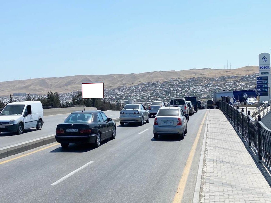 Bakı Şamaxı yolu. (Sulutəpə dairəsi yax.) B