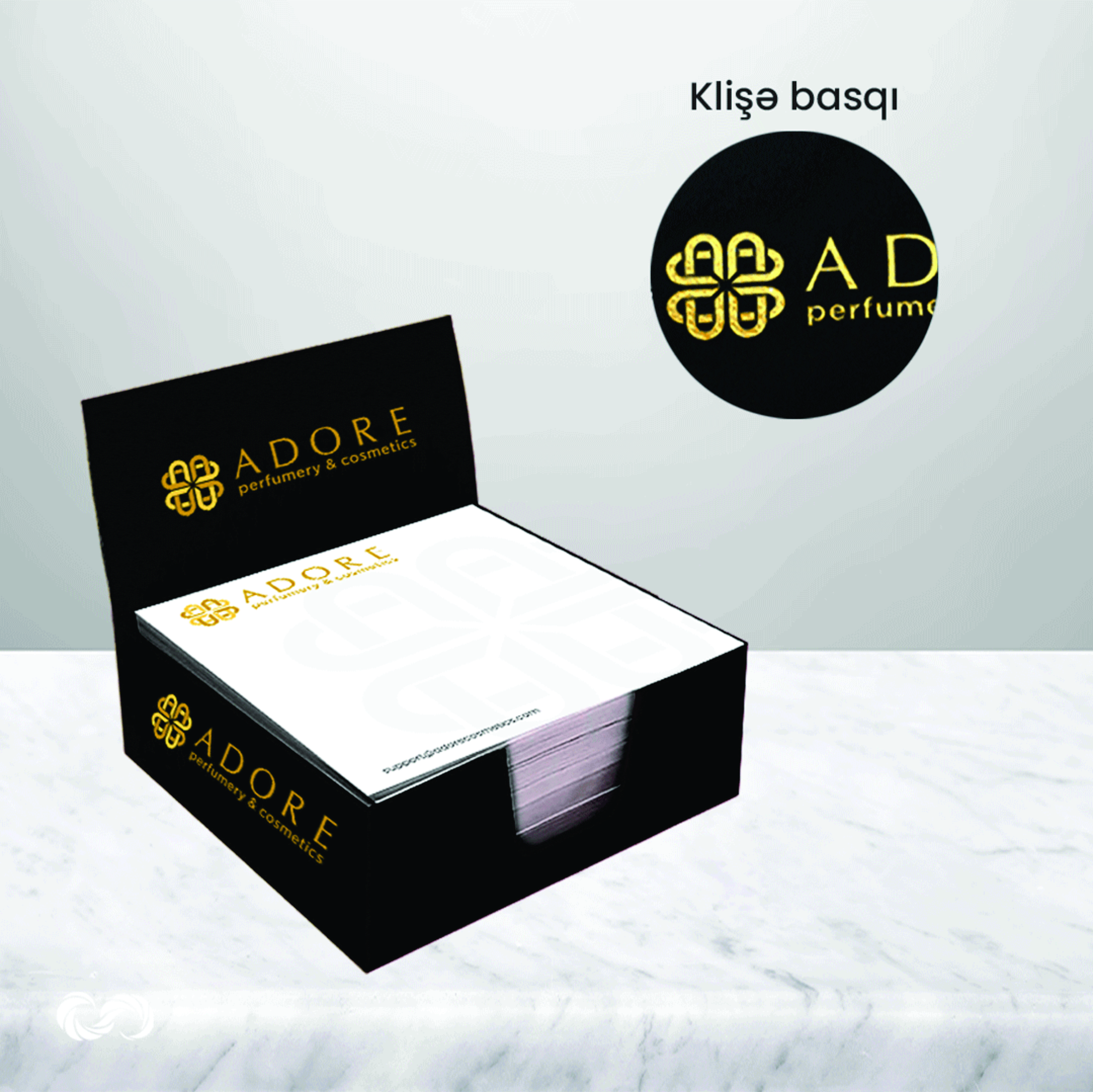 Qeyd kağızı (klişə basqı ilə)