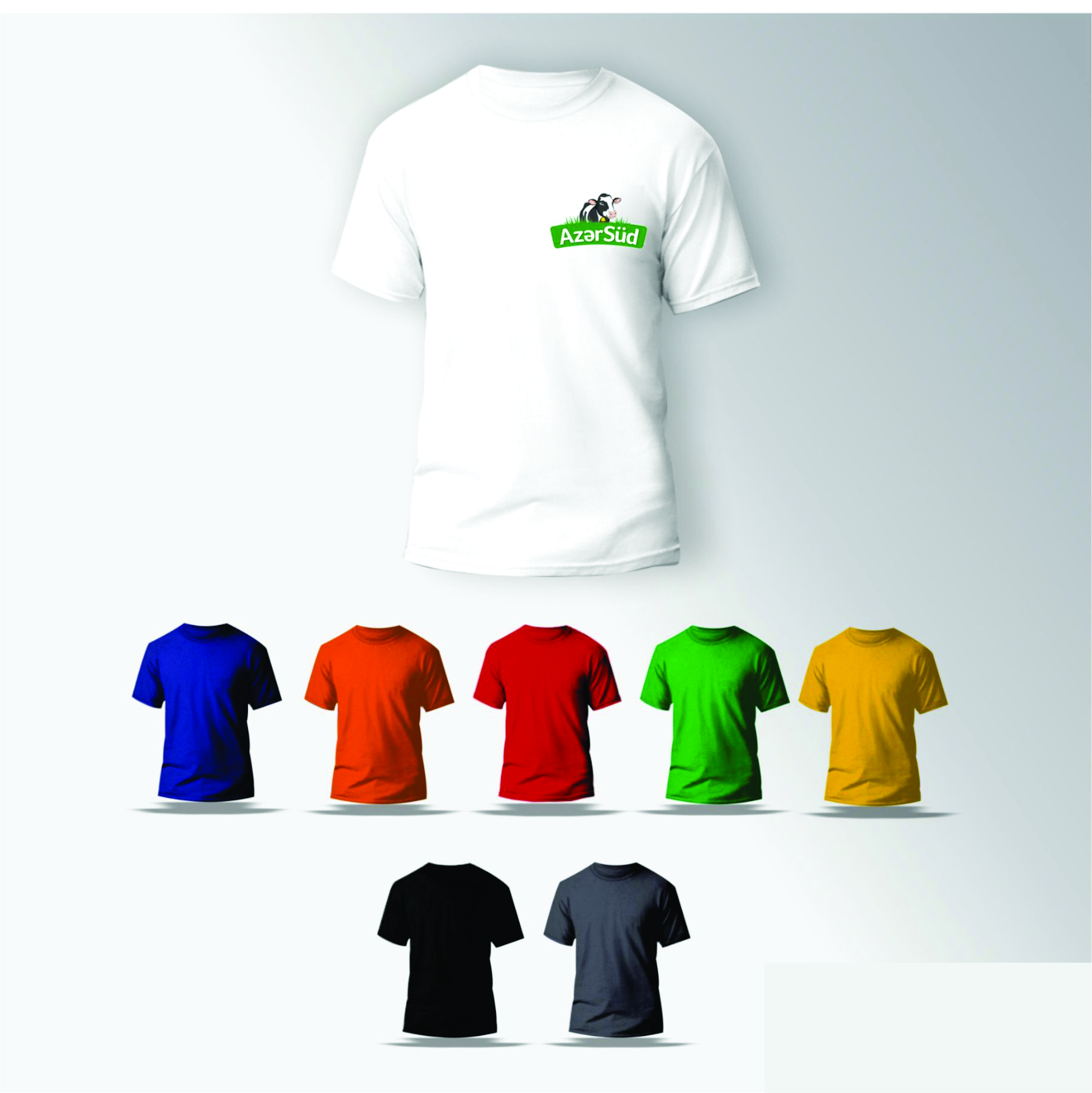 Köynək yumru yaxa TK (rəngli çapla)