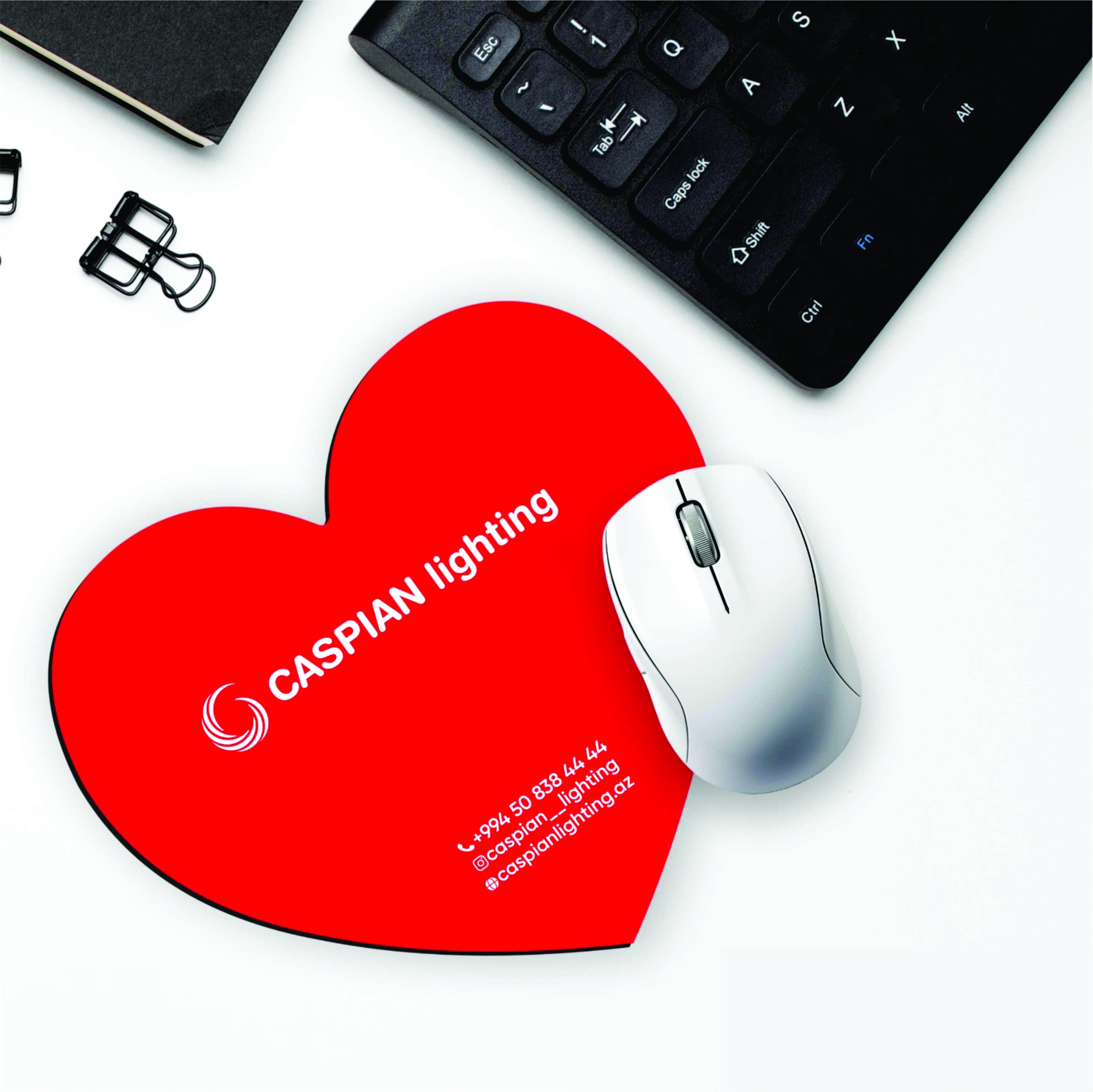 Mouse altlığı (Ürək Formalı)