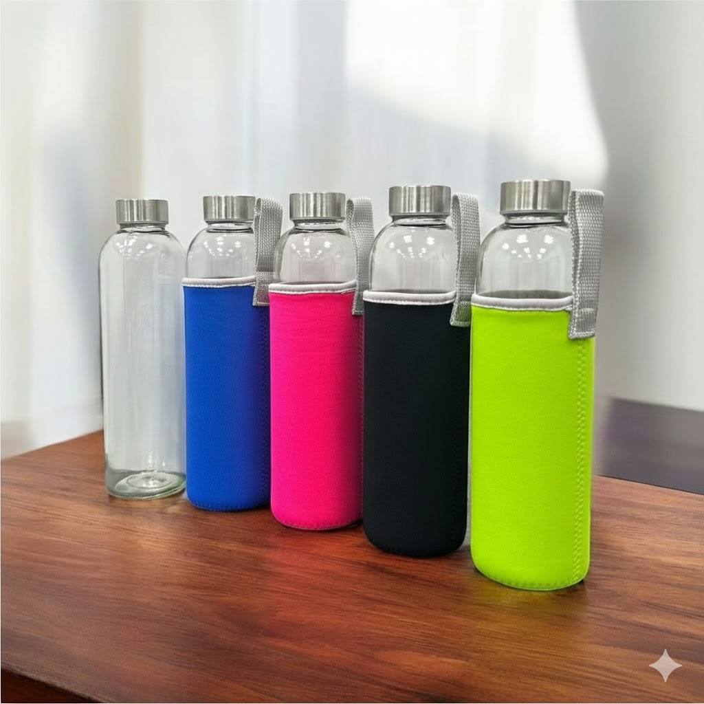 Su qabı şüşə metal qapaqlı (d 7 sm x 25 sm)