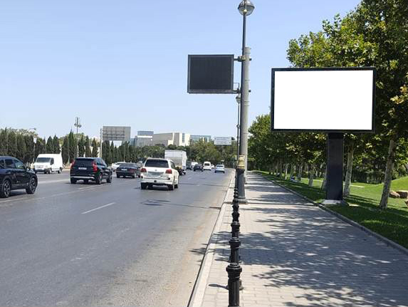 Atatürk pr. - C.Hacıbəyli küç. (Dədə Qorqud parkı) A