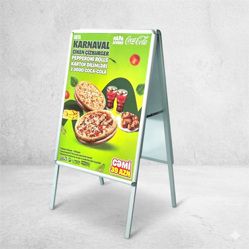 Poster stendi A1 ikitərəfli M-901