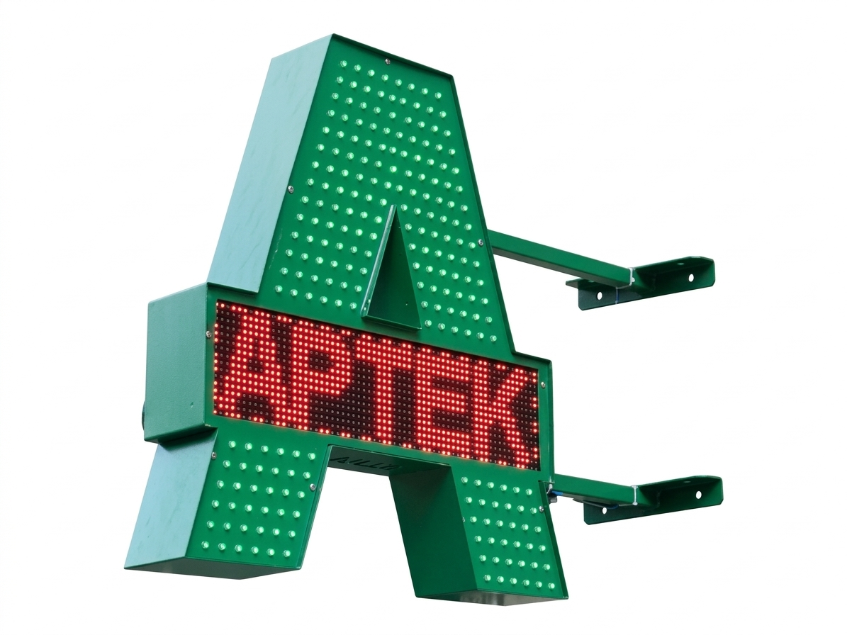 Aptek Reklam (işıqlı+led ekran)